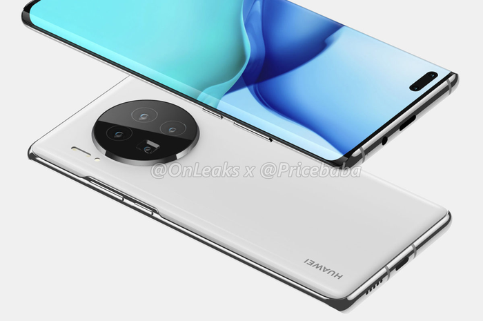 Bocoran render lain dari perangkat Huawei Mate 40 Series.