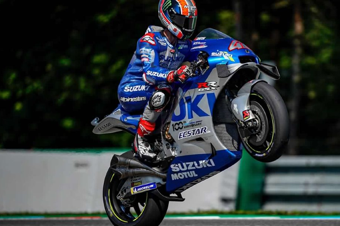 Nyaris podium di MotoGP Sirkuit Brno Ceko 2020, pembalap Suzuki Ecstar, Alex Rins malah bikin bangga timnya.