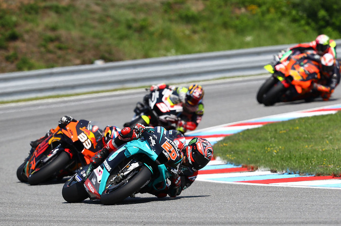 Jelang MotoGP Austria 2020, pembalap Petronas Yamaha SRT, Fabio Quartararo mewaspadai performa pembalap-pembalap dari KTM.