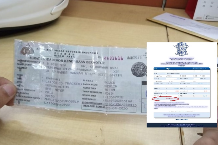 Begini ciri STNK motor atau mobil diblokir caranya mudah cukup pakai handphone