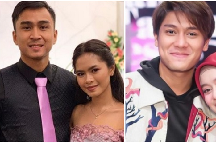 Lutfi Agizal dan anak Iis Dahlia serta Rizky Billar dan Lesty Kejora
