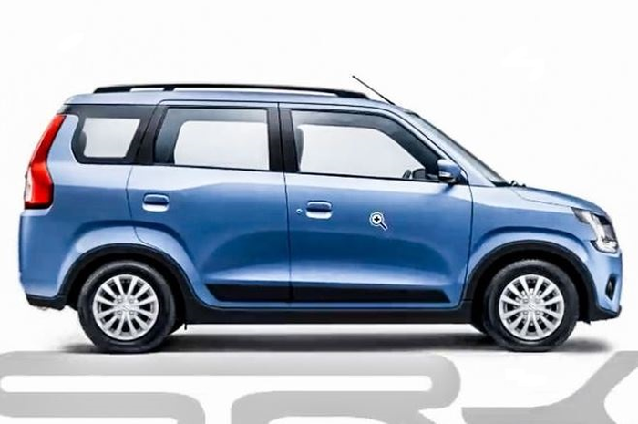 Kendaraan corona Suzuki Wagon R dari India. Keren irit gak kehujanan ber-AC muat keluarga alias 7 orang
