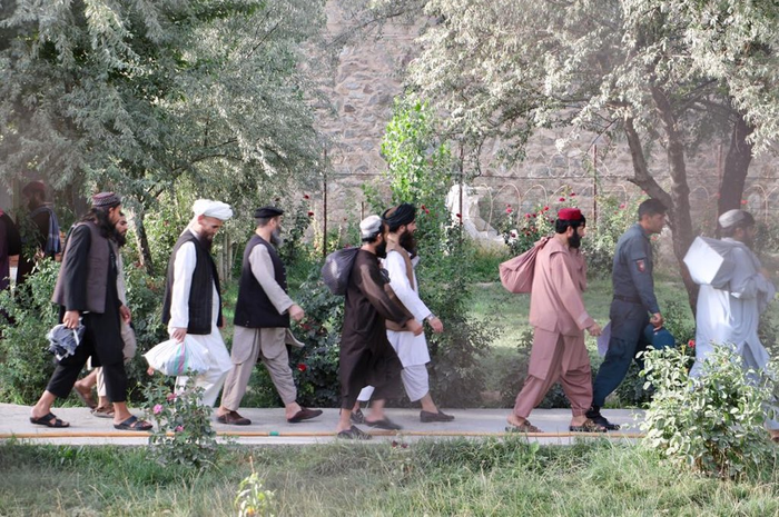 Militan Taliban yang dibebaskan oleh pemerintah Afghanistan