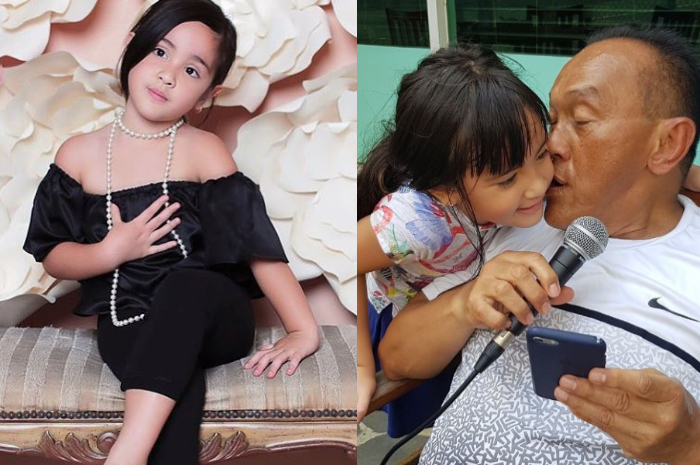 Aburizal Bakrie dan Mikhayla.