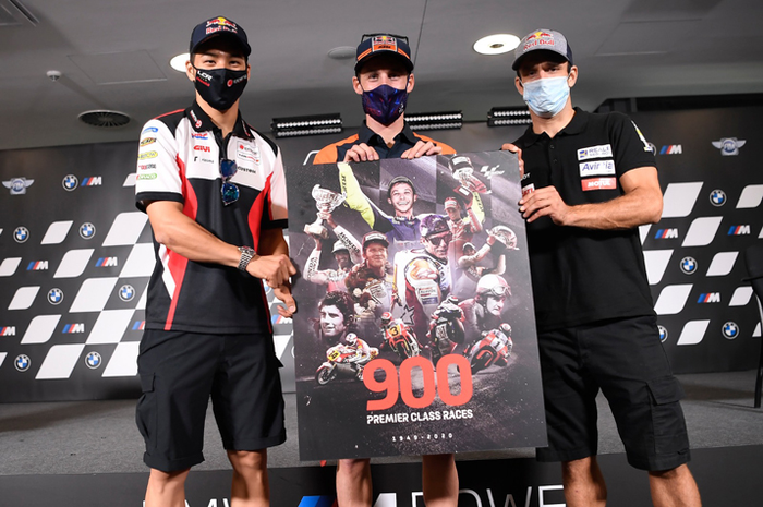 Kejutan di kualifikasi MotoGP Styria 2020 mulai dari Pol Espargaro (tengah), Takaaki Nakagami (kiri) dan Johann Zarco (kanan)