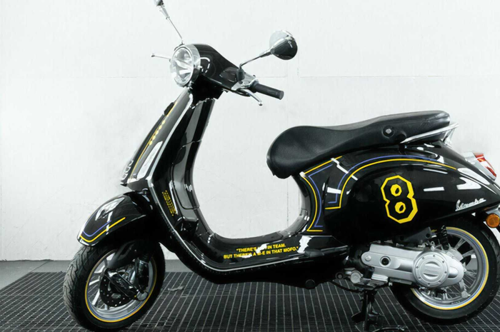 Vespa Primavera 50 edisi tribute Kobe Bryant dilelang