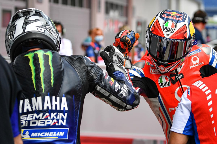 Pembalap Pramac Ducati, Jack Miller menyebut pembalap Monster Energy Yamaha, Maverick Vinales detak jantungnya seperti ular.