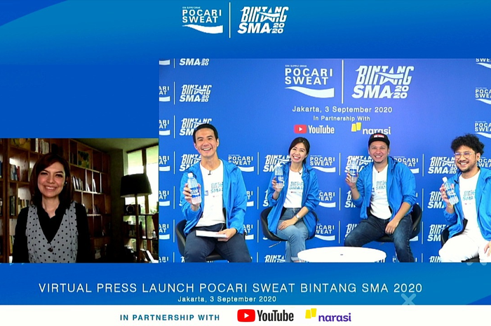 Press Conference Pocari Sweat BINTANG SMA 2020 pada Kamis, (3/9/2020)