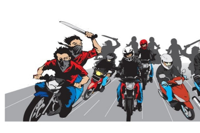 Geger! 20 orang diduga geng motor berulah, 2 pemuda jadi korban seorang tewas seketika.