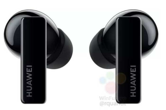Bocoran render perangkat Huawei FreeBuds Pro.