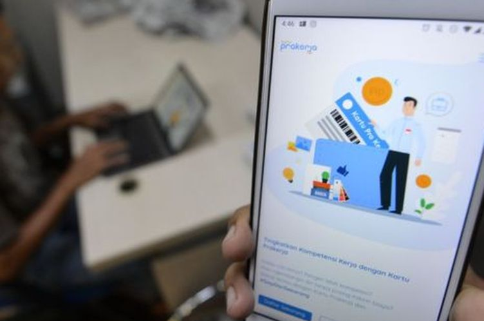 Ilustrasi pendaftaran kartu prakerja