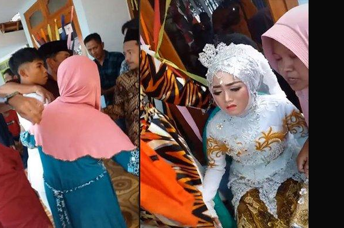 Tak menyangka dengan apa yang dilihat, perias itu terkejut kala melihat perangai pengantin pria berubah saat duduk di pelaminan.