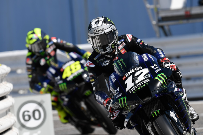 Kutukan dari tahun 2011 masih terjadi di MotoGP San Marino 2020, pembalap Monster Energy Yamaha, Maverick Vinales menjadi korbannya.