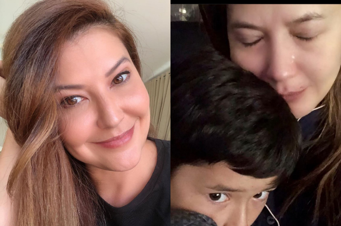 tetiba unggah foto peluk erat sang putra sambil berurai air mata, Tamara Blezynski ungkap jeritan hatinya soal hal ini