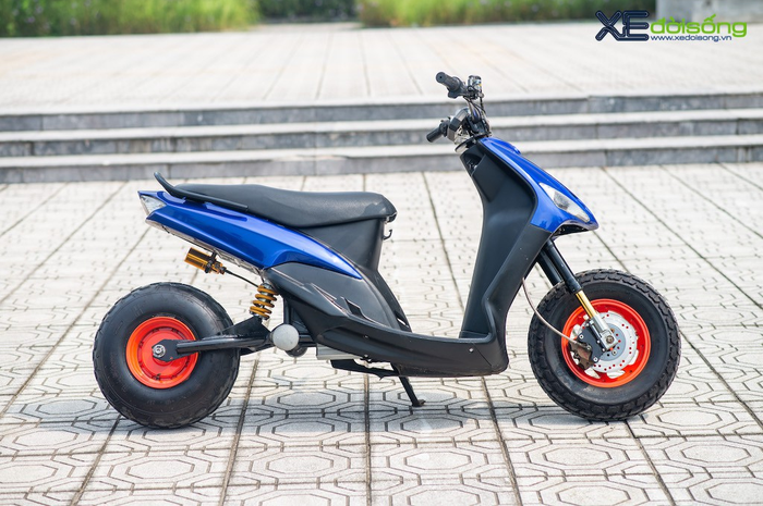 Modifikasi Yamaha Mio jadi motor listrik