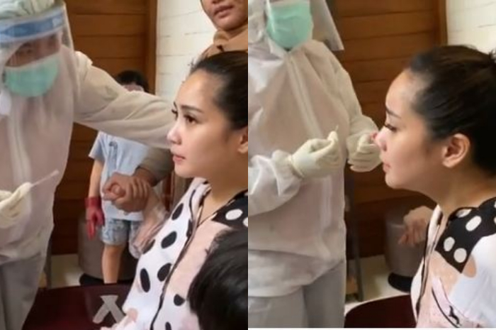 Nagita Slavina tegang saat akan jalani tes Corona, karyawan kompak bersorak dengar permintaan tak biasa Gigi sebelum swab test