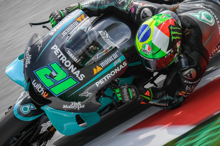 Ternyata juara MotoGP San Marino 2020, Franco Morbidelli mempunyai motor yang berbeda dengan pembalap Yamaha lainnya.