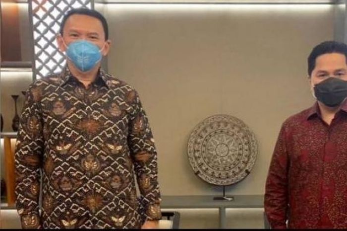 Menteri BUMN, Erick Thohir dan Ahok.