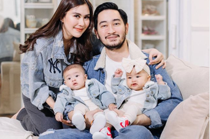 Keluarga kecil Syahnaz dan Jeje