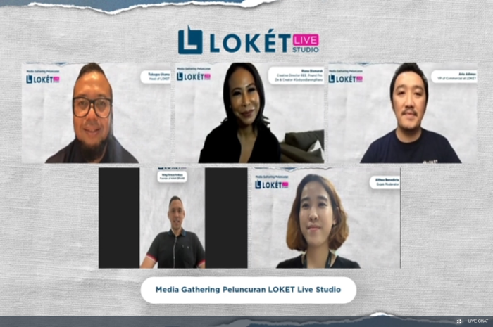 Peluncuran LOKET Live Studio