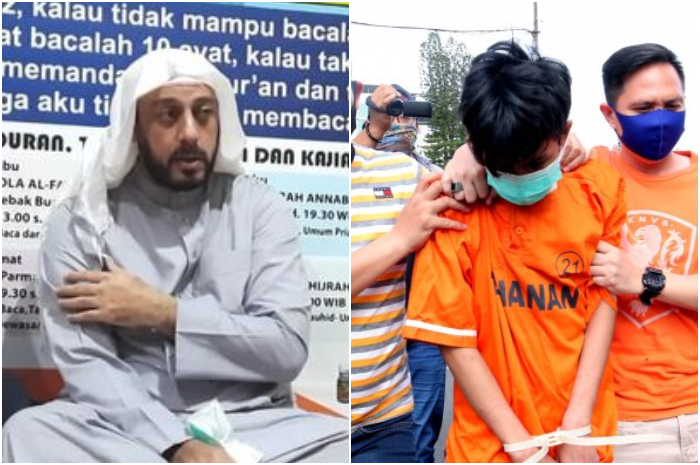 Pelaku penusukan Syekh Ali Jaber.