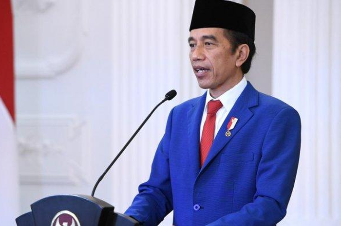 Jokowi menyampaikan pidato perdananya dalam Sidang Majelis Umum (SMU) ke-75. 
