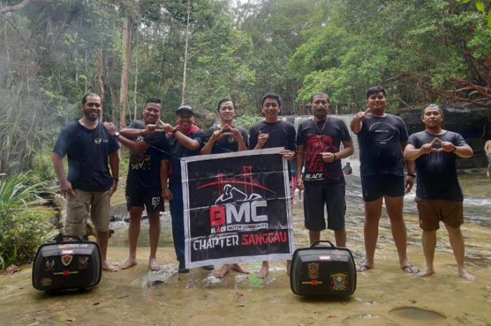  Mantap nih, BMC Chapter Sanggau Kalbar gelar BBQ Ride ke objek wisata Pancur Aji.