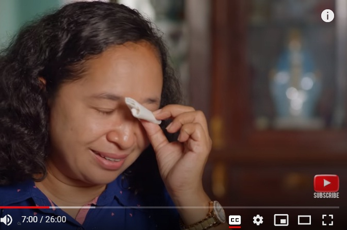 Nina Pinto, salah satu anak Timor Leste yang diculik antara tahun 1975-199 selama invasi oleh Indonesia