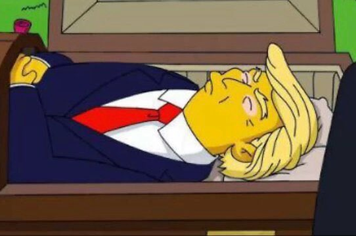 Cameo Donald Trump di serial kartun The Simpson