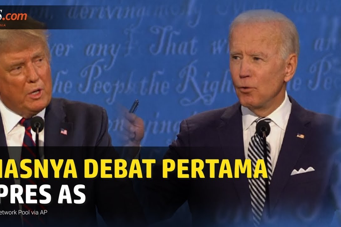 Donald Trump dan Joe Biden.