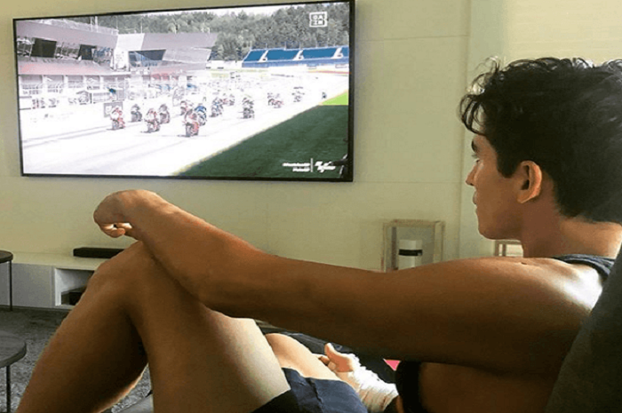 Ilustrasi. Gara-gara MotoGP 2020 terlalu ketat, Marc Marquez sampai bilang begini.