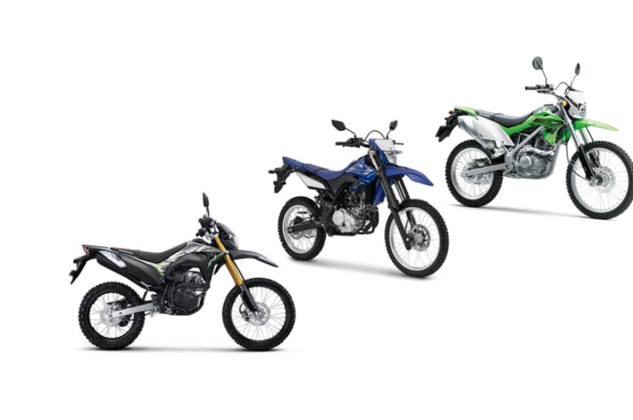 Ilustrasi harga motor trail baru 150 cc.
