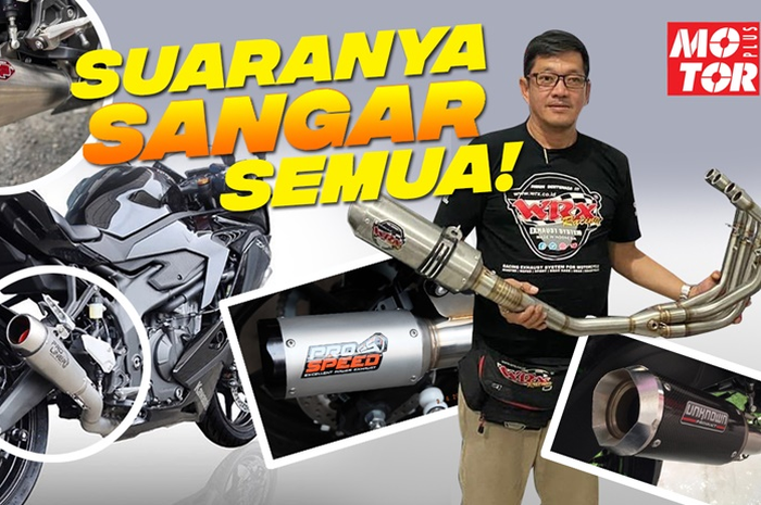 Pilihan knalpot Kawasaki Ninja ZX-25R merek lokal
