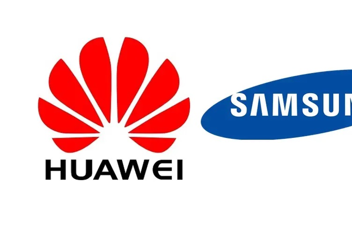 Logo Huawei dan Samsung