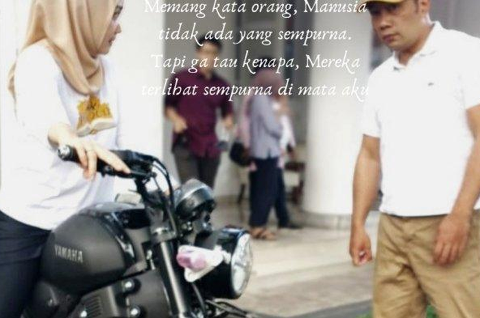 Istri gubernur Jawa Barat, Atalia Praratya membeli motor baru Yamaha XSR 155