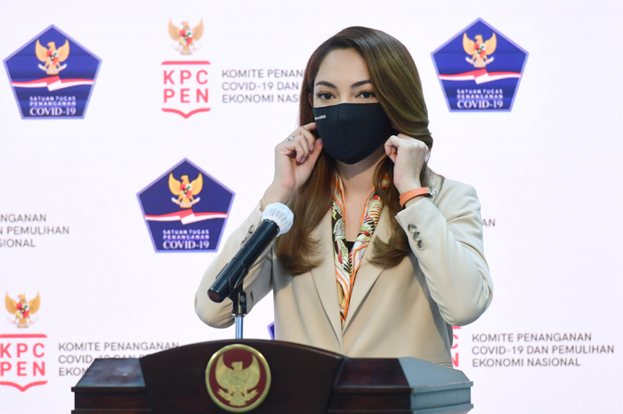 Juru Bicara Satgas Penanganan Covid-19 dr Reisa Broto Asmoro