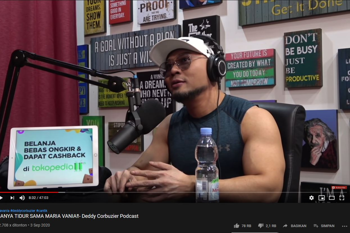 Podcast Deddy Crobuzier bersama Maria Vania