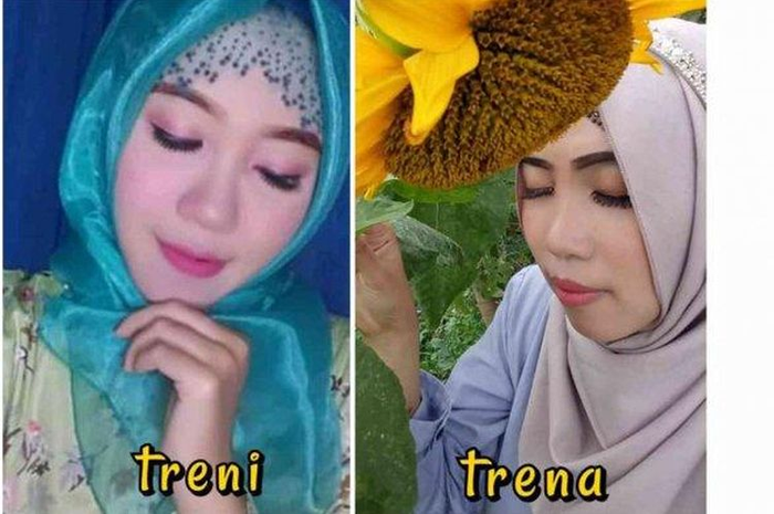 Saudara kembar Treni dan Trena yang kembali dipertemukan berkat TikTok.