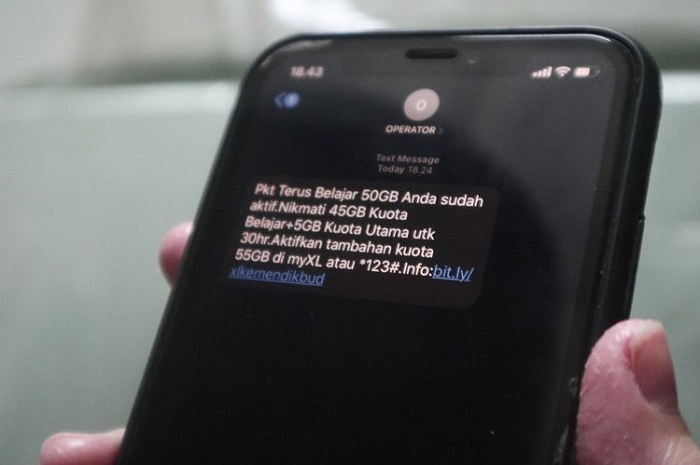 Horeee bantuan kuota internet gratis cair lagi, cek sekarang begini caranya.