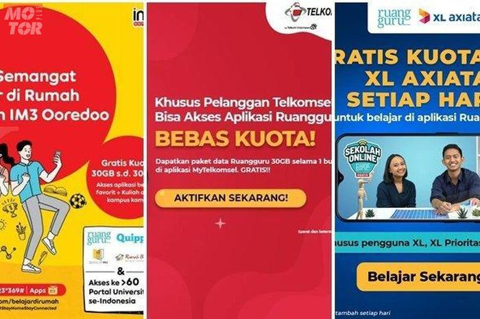 Ilustrasi paket internet Telkomsel, XL, dan lain-lain, murah meriah!