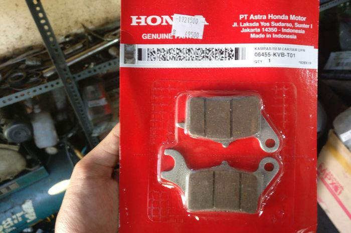 Ilustrasi kampas rem Honda BeAT. Ternyata harga kampas rem murah meriah.
