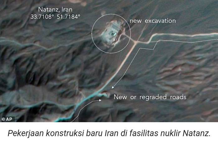 Badan pengawas senjata nuklir PBB mengatakan Iran sedang membangun pabrik untuk merakit sentrifugal canggih di bawah tanah.