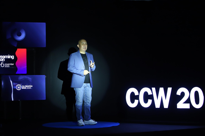 Irwan S Tisnabudi dalam membuka Jenius Co Creation Week 2020