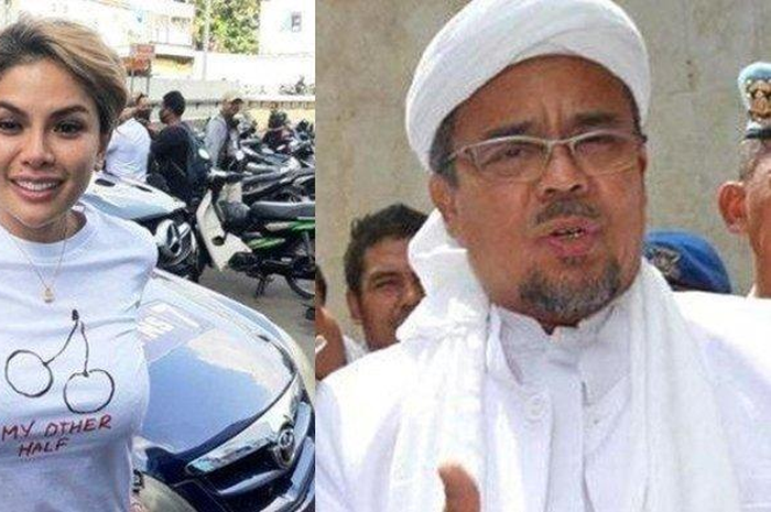 Nikita Mirzani dan Habib Rizieq Shihab 