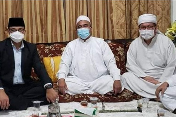Pertemanan Anies Baswedan dan Habib Rizieq Shihab