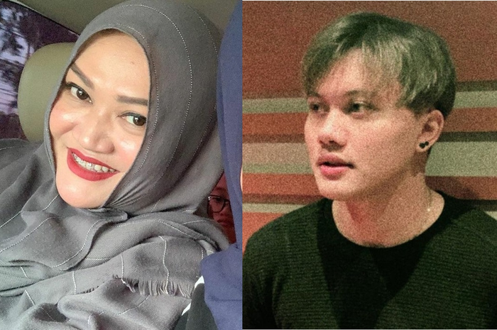 Rizky Febian dan  Mendiang Lina Jubaedah