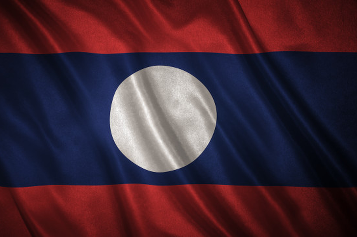Bendera Laos.