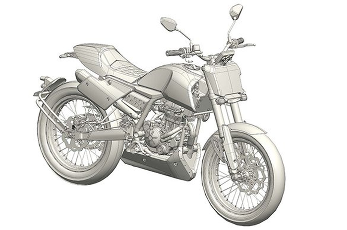 Gambar Paten Aprilia Flat Tracker