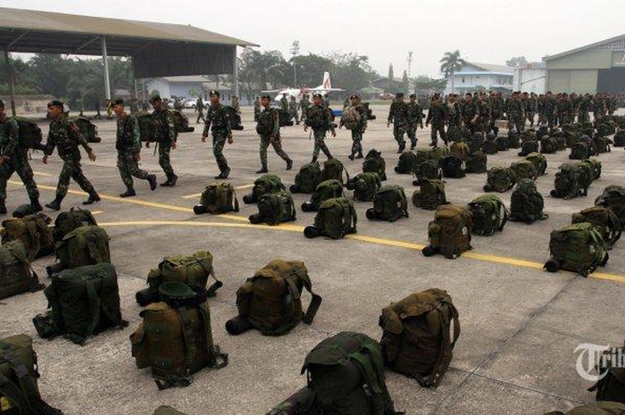 Ilustrasi pasukan TNI yang Buru Ali Kalora Cs. Salah satunya adalah pasukan Tontaikam. 