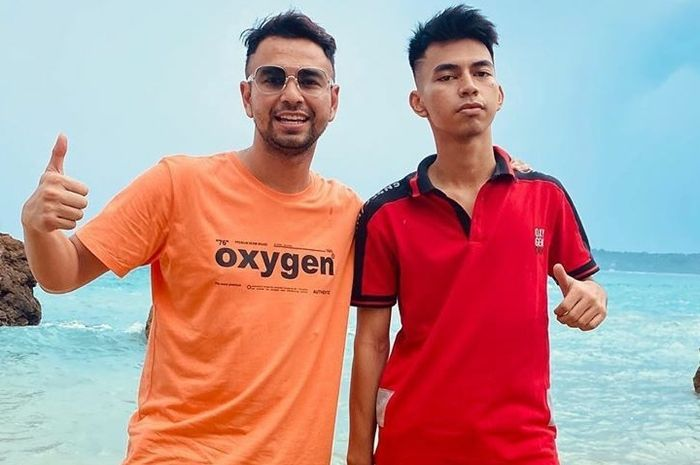 Raffi Ahmad dan Dimas Ramadhan.
